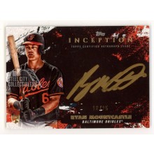 Ryan Mountcastle 2021 Topps Inception Gold Ink Autograph Rookie Card #SS-RM 18/25