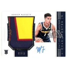 Michael Porter Jr 2018-19 Panini National Treasures Rookie Patch Autograph RPA Card 31/49