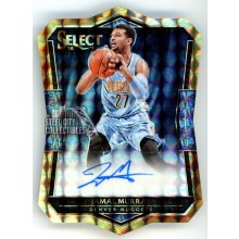 Jamal Murray 2016-17 Panini Select Mosaic Die Cut Autograph Rookie Card #10 09/10