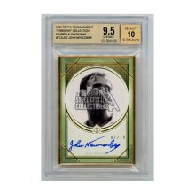 John Newcombe 2020 Topps Transcendent Tennis Autograph Card /25 BGS 9.5 Auto 10