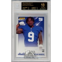 Malik Nabers 2024 Panini Instant Studio Rookie Card #SR-38 BGS 10 Black Label