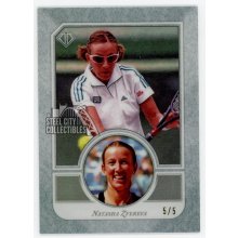 Natasha Zvereva 2020 Topps Transcendent Tennis VIP Card #48 5/5
