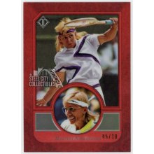 Martina Navratilova 2020 Topps Transcendent Tennis Red VIP Card #25 05/10