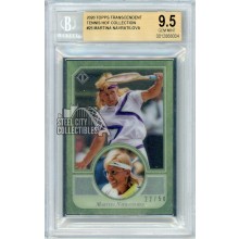 Martina Navratilova 2020 Topps Transcendent Tennis Card /50 BGS 9.5
