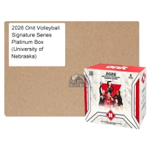 2026 Onit Volleyball Signature Series Platinum 20-Box Case (University of Nebraska)