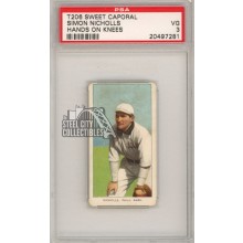 Simon Nicholls 1909-11 T206 Sweet Caporal Card PSA 3 Very Good