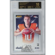 Bo Nix 2024 Panini Instant Studio Rookie Card #SR-36 BGS 10 Black Label