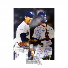 No Hit Pitchers Autographed 16x20 Photo - PSA/DNA LOA (22 Signatures)