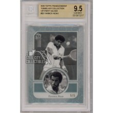 Yannick Noah 2020 Topps Transcendent VIP Silver Card #29 5/5 BGS 9.5 Gem Mint