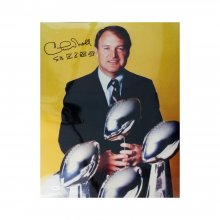 Chuck Noll Autographed Pittsburgh Steelers 16x20 Photo - JSA COA