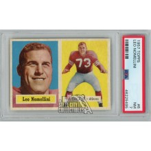 Leo Nomellini 1957 Topps Card #6 PSA 7 NM