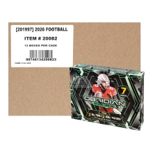 2026 Panini Obsidian Football Hobby 12-Box Case