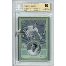 Manuel Orantes 2020 Topps Transcendent Tennis Card 41/50 BGS 10