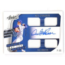 Orel Hershiser 2021 Panini Absolute Autograph Jersey Card #TT4S-OH 09/15