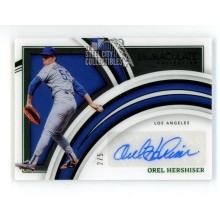 Orel Hershiser 2022 Panini Immaculate Green Autograph Card #CIS-OH 2/5