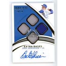 Orel Hershiser 2021 Panini Immaculate Autograph Jersey Card #EB-OH 10/10