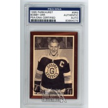 Bobby Orr 1995 Parkhurst Autographed Rookie Card #SR3 - PSA/DNA /500