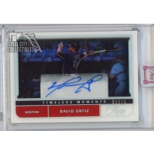David Ortiz 2022 Panini Three & Two Moments Foil Autograph Card #TMA-DO 09/15