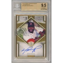 David Ortiz 2019 Topps Transcendent Autograph Card #TCA-DO 21/25 BGS 9.5 Gem Mt