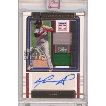 David Ortiz 2022 Panini Three & Two Autograph Jersey Card #HOFS-DO 2/3