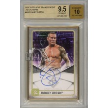 Randy Orton 2020 Topps Transcendent WWE Autograph Card 20/25 BGS 9.5