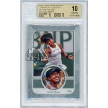 Naomi Osaka 2020 Topps Transcendent Tennis VIP Silver Card #32 5/5 BGS 10 Pristine