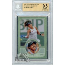 Naomi Osaka 2020 Topps Transcendent Tennis Card 22/50 BGS 9.5 Gem Mint