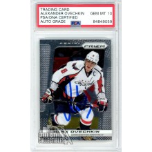 Alexander Ovechkin 2013-14 Panini Prizm Autograph Card #103 PSA/DNA 10