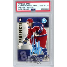 Alexander Ovechkin 2004-05 ITG Heroes & Prospects Autograph RC Card #119 PSA/DNA 10 (Light Blue)