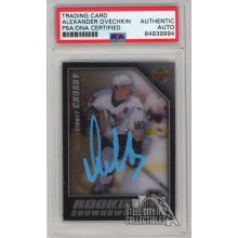 Alexander Ovechkin 2005-06 Upper Deck Rookie Showdown Autograph Card #RS-SCAO PSA/DNA (Light Blue)