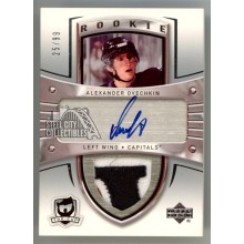 Alexander Ovechkin 2005-06 Upper Deck The Cup Autograph Rookie Patch Card #179 25/99