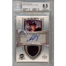Alexander Ovechkin 2005-06 Upper Deck The Cup Autograph Rookie Patch Card #179 84/99 BGS 8.5