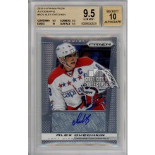 Alexander Ovechkin 2013-14 Panini Prizm Autograph Card #A-OV BGS 9.5