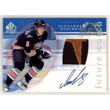 Alexander Ovechkin 2005-06 Upper Deck SP Authentic Future Watch Autograph Patch Rookie Card 013/100