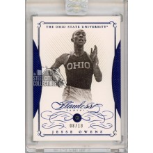Jesse Owens 2016 Panini National Treasures Flawless Sapphire Gem Card #32 08/10
