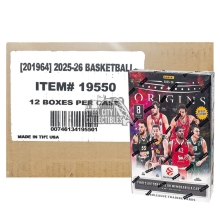 2025-26 Panini Origins EuroLeague Basketball Hobby 12-Box Case