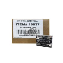 2024 Panini Black Football Hobby 12-Box Case