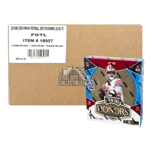 2025 Panini Honors Football Hobby 10-Box Case - 1st Off The Line (FOTL)