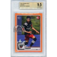 Kevin Paredes 2020 Bowman MLS Soccer Orange Rookie Card 22/25 #61 BGS 9.5