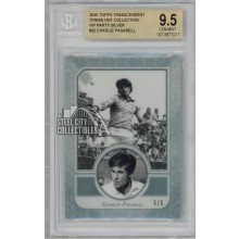 Charlie Pasarell 2020 Topps Transcendent VIP Silver Card #22 5/5 BGS 9.5 Gem Mint