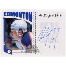 Paul Coffey 2014 In The Game Spring Expo Autograph 5x7 Oversized Hockey Card