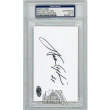 Walter Payton Autographed Index Card - PSA/DNA (Black Ink)