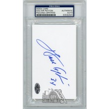 Walter Payton Autographed Index Card - PSA/DNA (Blue Ink)