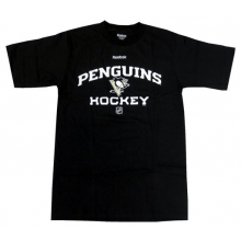 Pittsburgh Penguins Reebok Center Ice Premier Black T-Shirt