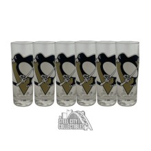 Pittsburgh Penguins 2 oz. Shooter Glass Set Of 6