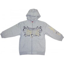 Pittsburgh Penguins Reebok NHL Youth Flexor Gray Full-Zip Hooded Sweatshirt