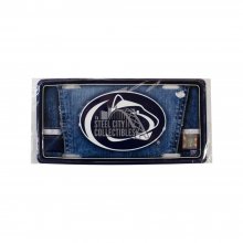 Penn State Metal Jeans Front License Plate