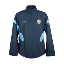 Pittsburgh Penguins Reebok NHL Center Ice Blue 1/4 Zip Hot Jacket