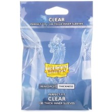 Dragon Shield Perfect Fit Clear Thick Sleeves 100ct Bag
