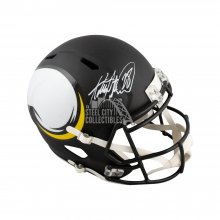 Adrian Peterson Autographed Minnesota Vikings AMP Full-Size Football Helmet - BAS COA